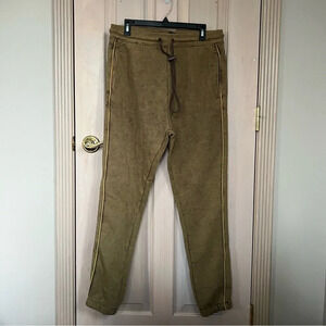 New! Alphalete Essential Oversized Jogger Brown 9866